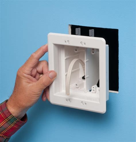 did electrical tv box|tv wall mount recessed box.